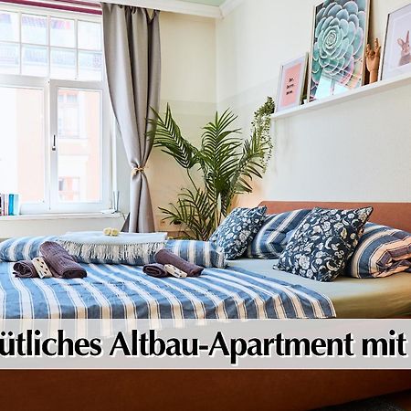 12 Fewos Im Jugendstilhaus Mit Aufzug, Terrasse, Kingsize-Bett, Smart-Tv, Etc Ερφούρτη Εξωτερικό φωτογραφία