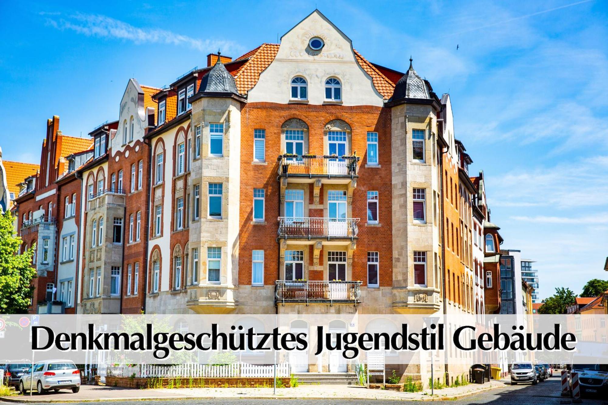 12 Fewos Im Jugendstilhaus Mit Aufzug, Terrasse, Kingsize-Bett, Smart-Tv, Etc Ερφούρτη Εξωτερικό φωτογραφία