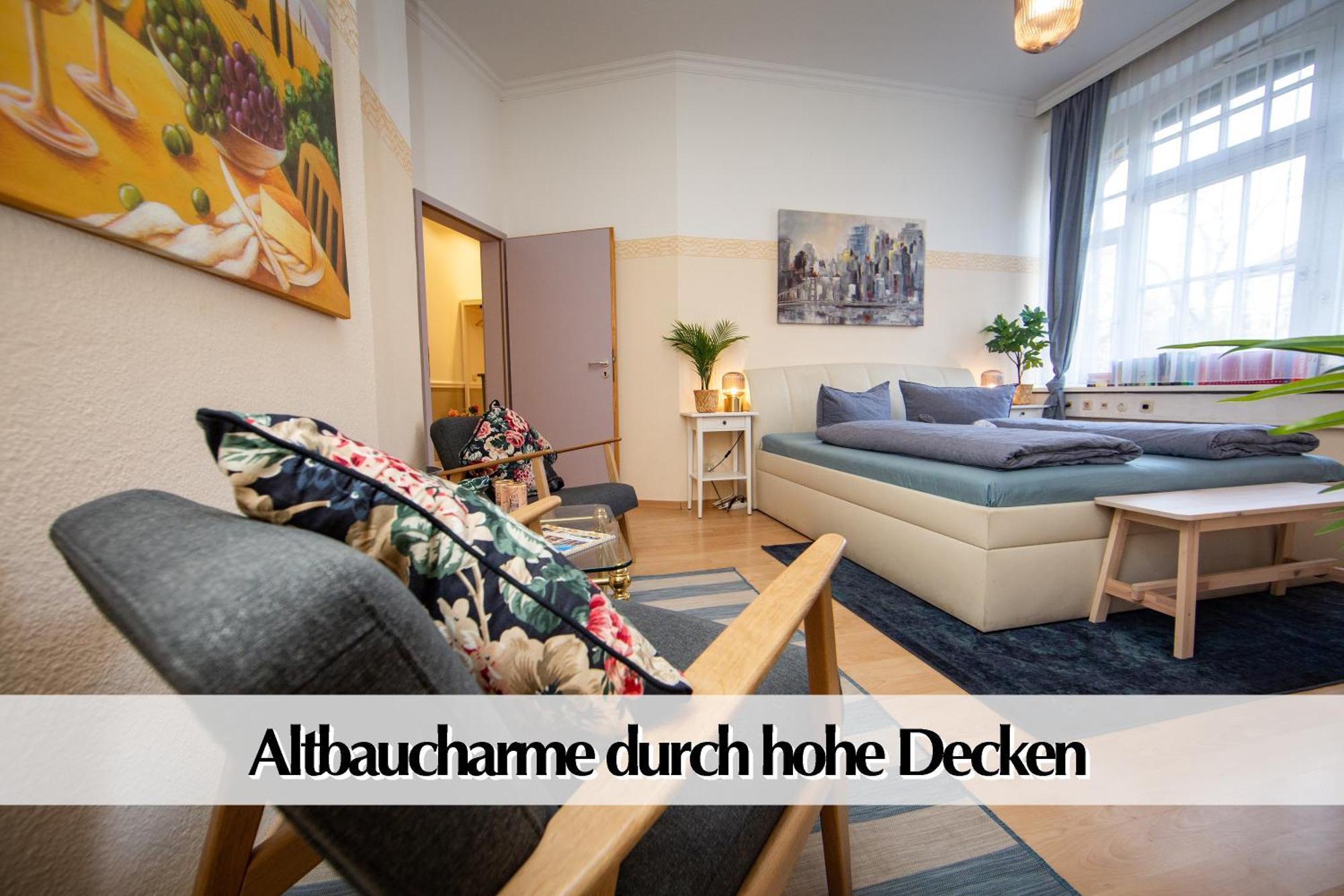 12 Fewos Im Jugendstilhaus Mit Aufzug, Terrasse, Kingsize-Bett, Smart-Tv, Etc Ερφούρτη Εξωτερικό φωτογραφία