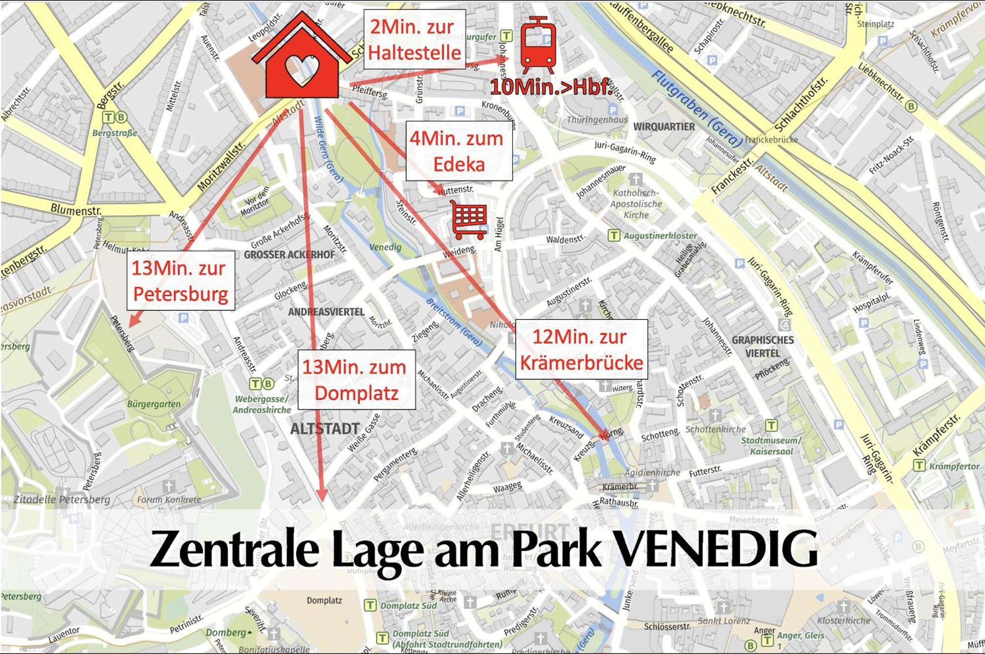 12 Fewos Im Jugendstilhaus Mit Aufzug, Terrasse, Kingsize-Bett, Smart-Tv, Etc Ερφούρτη Εξωτερικό φωτογραφία