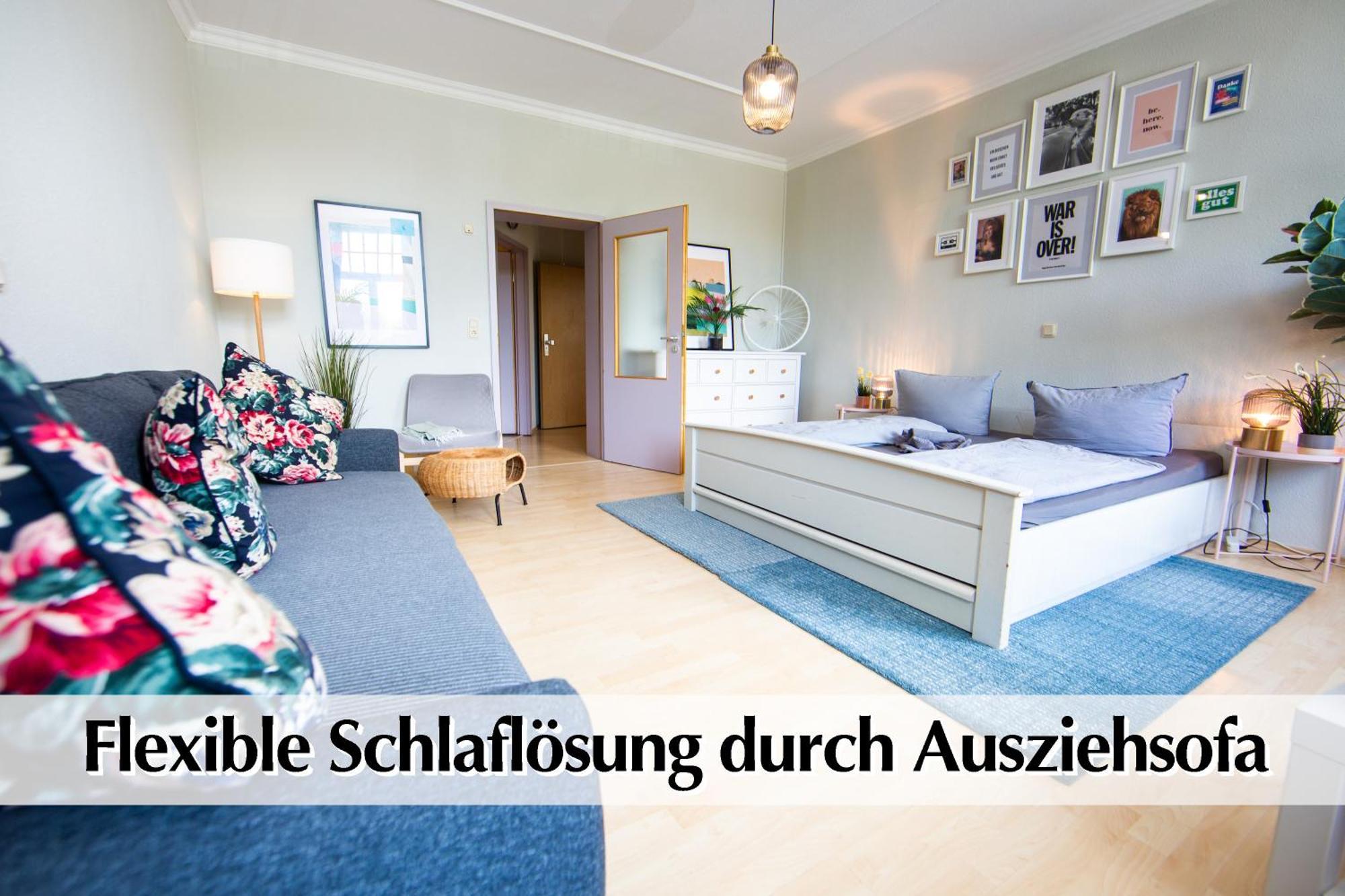 12 Fewos Im Jugendstilhaus Mit Aufzug, Terrasse, Kingsize-Bett, Smart-Tv, Etc Ερφούρτη Δωμάτιο φωτογραφία