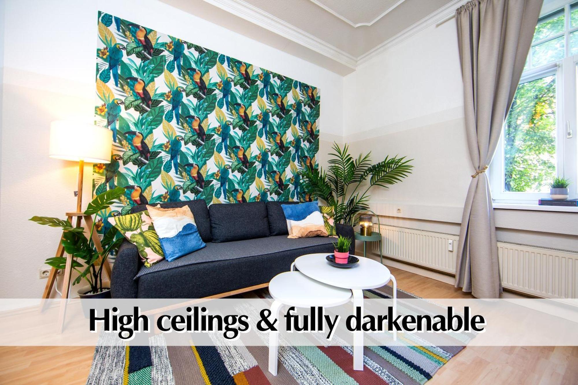 12 Fewos Im Jugendstilhaus Mit Aufzug, Terrasse, Kingsize-Bett, Smart-Tv, Etc Ερφούρτη Δωμάτιο φωτογραφία