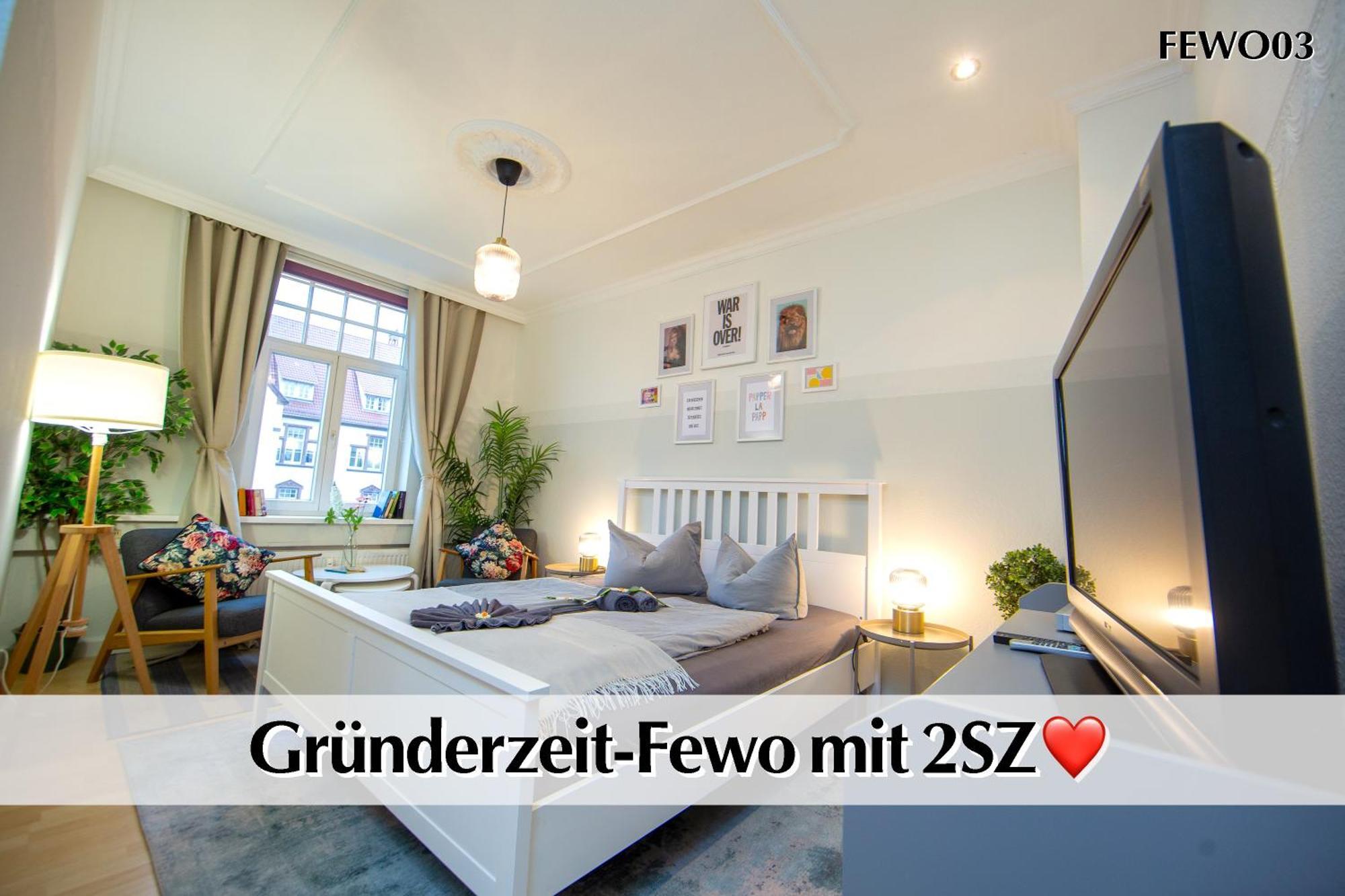 12 Fewos Im Jugendstilhaus Mit Aufzug, Terrasse, Kingsize-Bett, Smart-Tv, Etc Ερφούρτη Εξωτερικό φωτογραφία