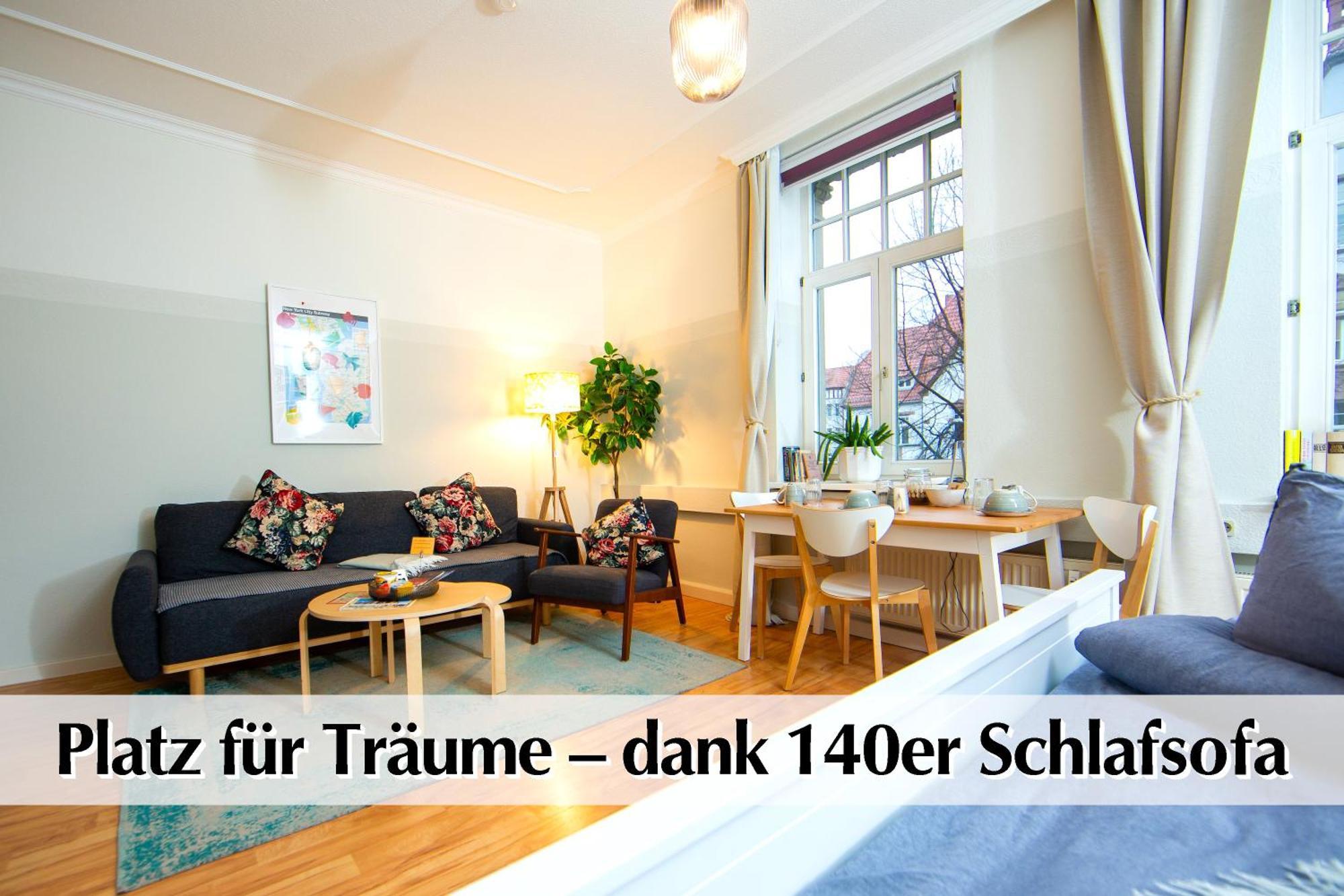 12 Fewos Im Jugendstilhaus Mit Aufzug, Terrasse, Kingsize-Bett, Smart-Tv, Etc Ερφούρτη Δωμάτιο φωτογραφία