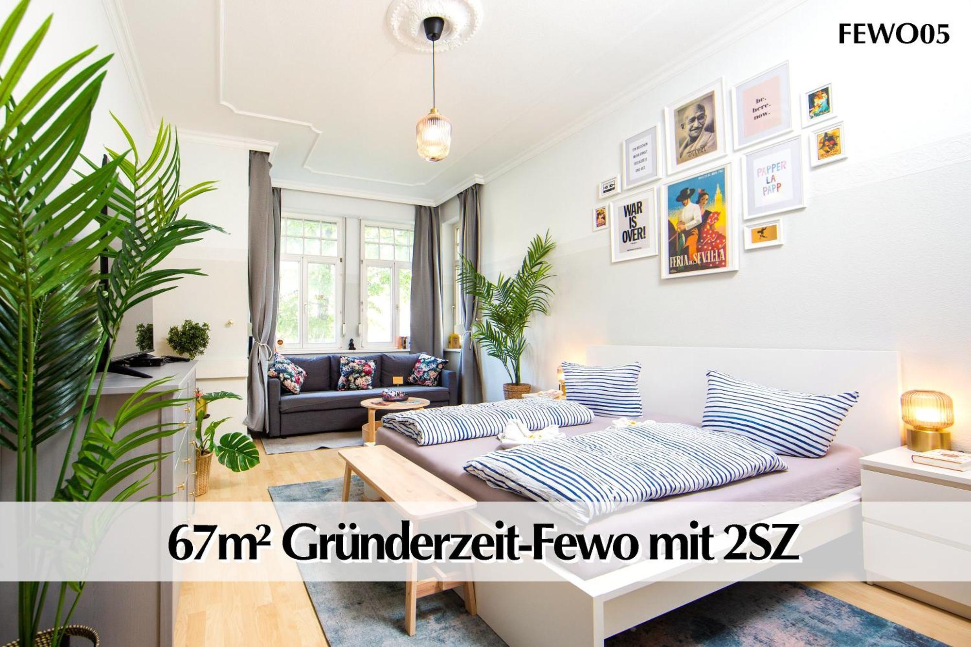 12 Fewos Im Jugendstilhaus Mit Aufzug, Terrasse, Kingsize-Bett, Smart-Tv, Etc Ερφούρτη Εξωτερικό φωτογραφία
