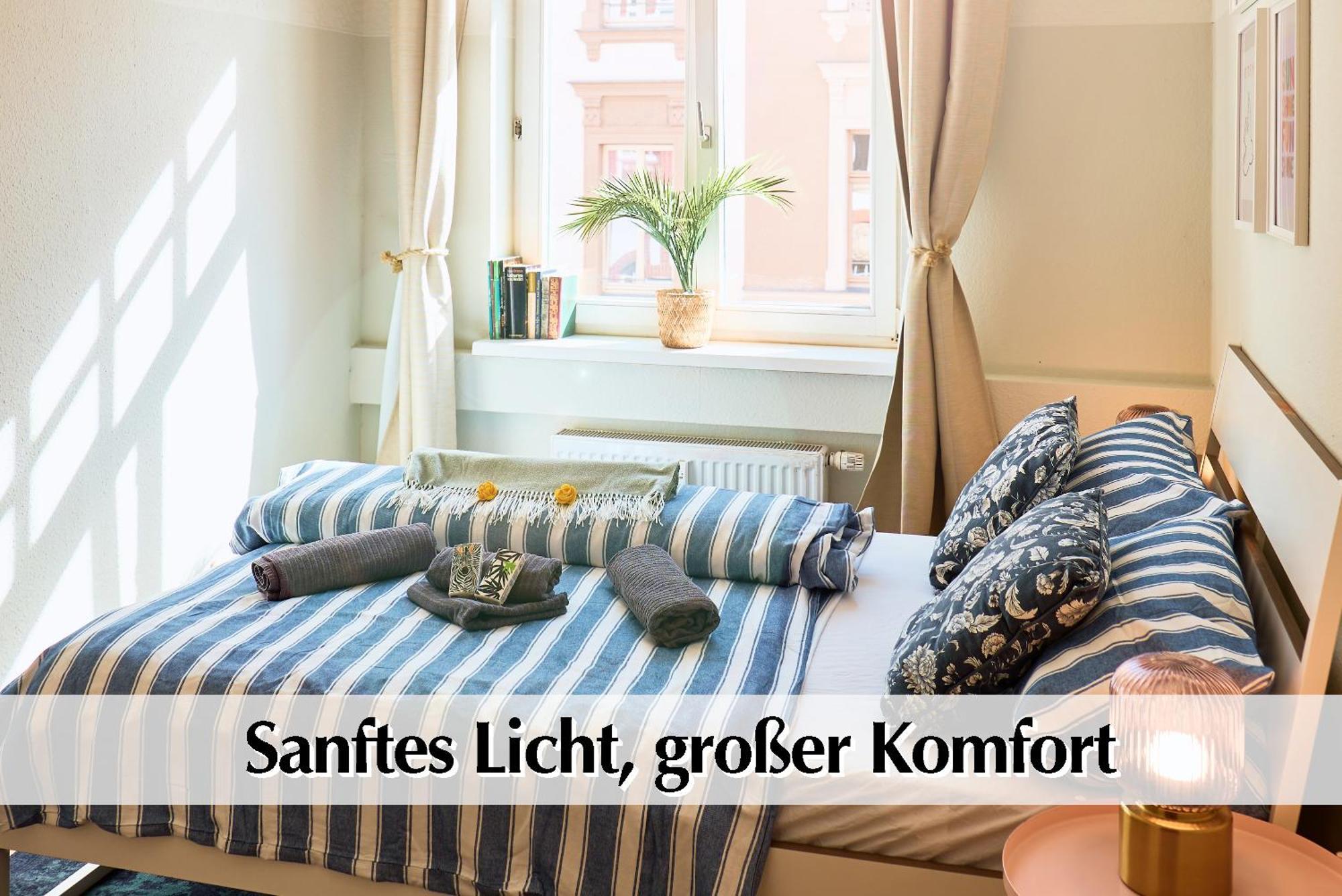 12 Fewos Im Jugendstilhaus Mit Aufzug, Terrasse, Kingsize-Bett, Smart-Tv, Etc Ερφούρτη Δωμάτιο φωτογραφία