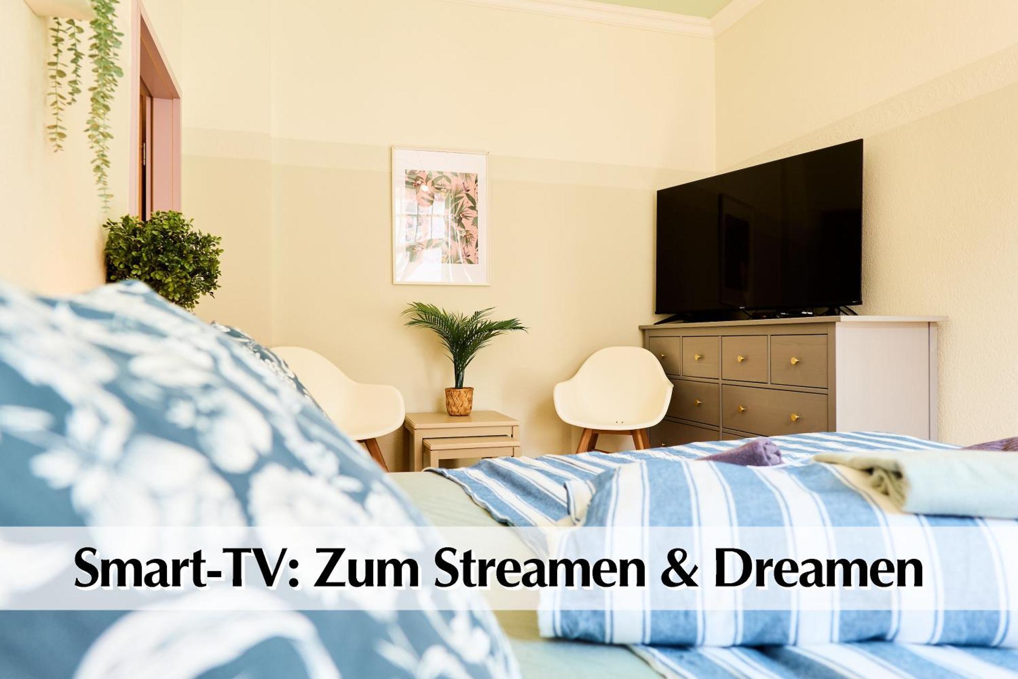 12 Fewos Im Jugendstilhaus Mit Aufzug, Terrasse, Kingsize-Bett, Smart-Tv, Etc Ερφούρτη Δωμάτιο φωτογραφία