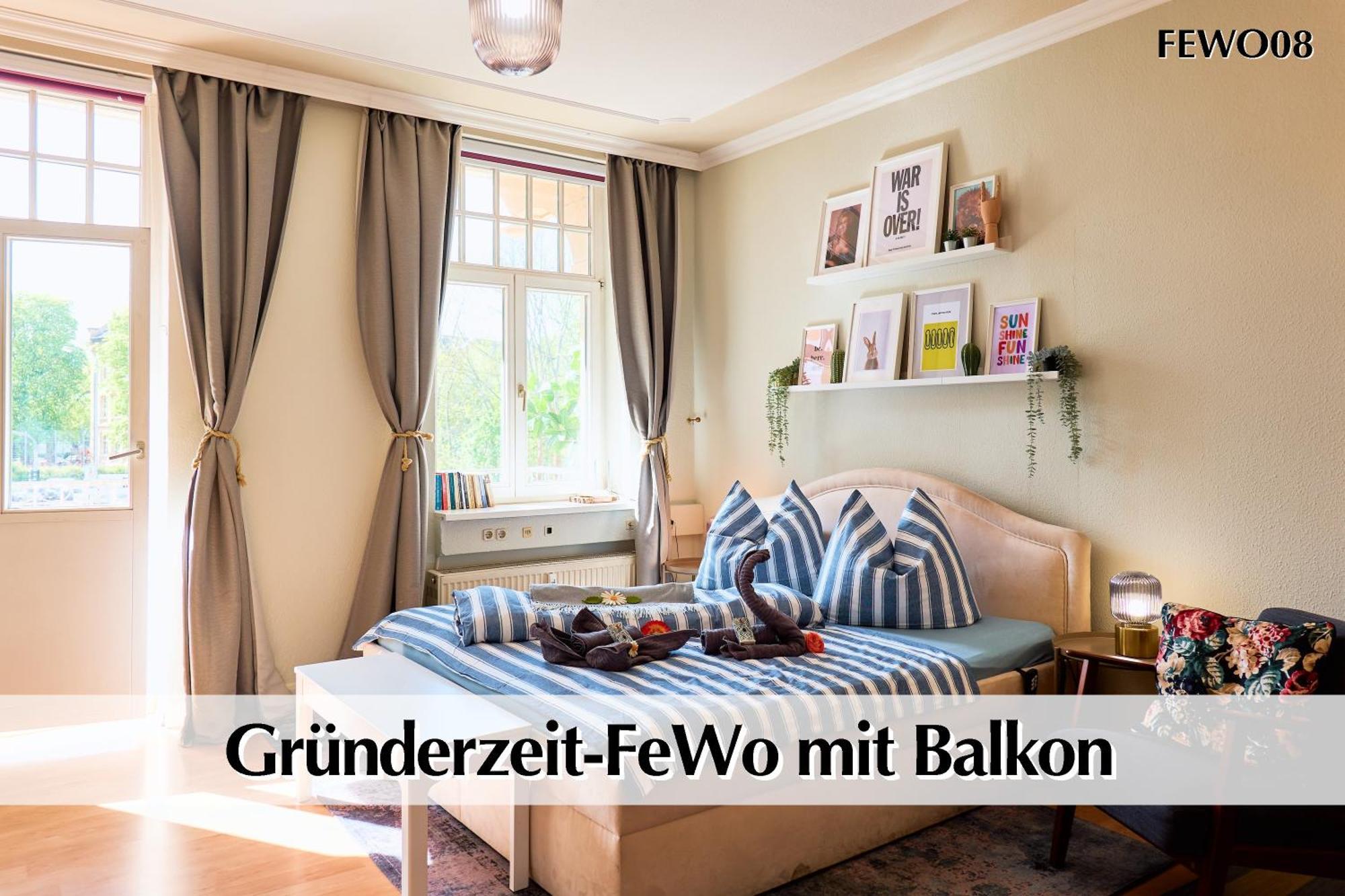 12 Fewos Im Jugendstilhaus Mit Aufzug, Terrasse, Kingsize-Bett, Smart-Tv, Etc Ερφούρτη Εξωτερικό φωτογραφία