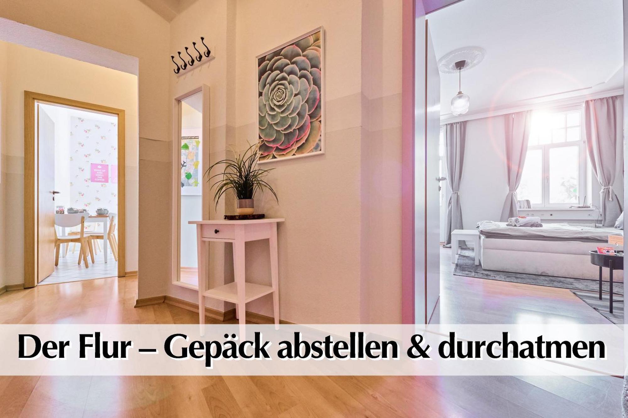 12 Fewos Im Jugendstilhaus Mit Aufzug, Terrasse, Kingsize-Bett, Smart-Tv, Etc Ερφούρτη Δωμάτιο φωτογραφία